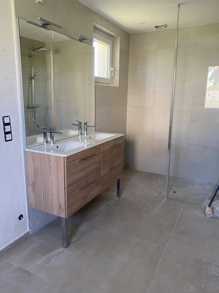 artisan-zepi - salle d'eau avec douche italienne